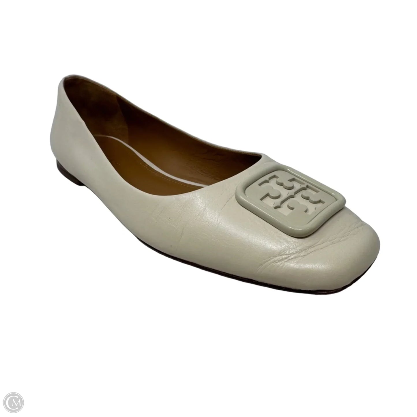 Georgia Ballet Flats (AS IS) Designer By Tory Burch In Cream, Size: 8.5