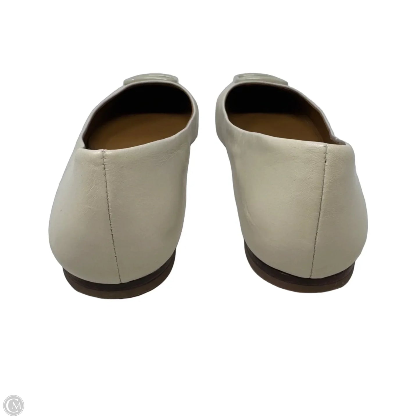Georgia Ballet Flats (AS IS) Designer By Tory Burch In Cream, Size: 8.5