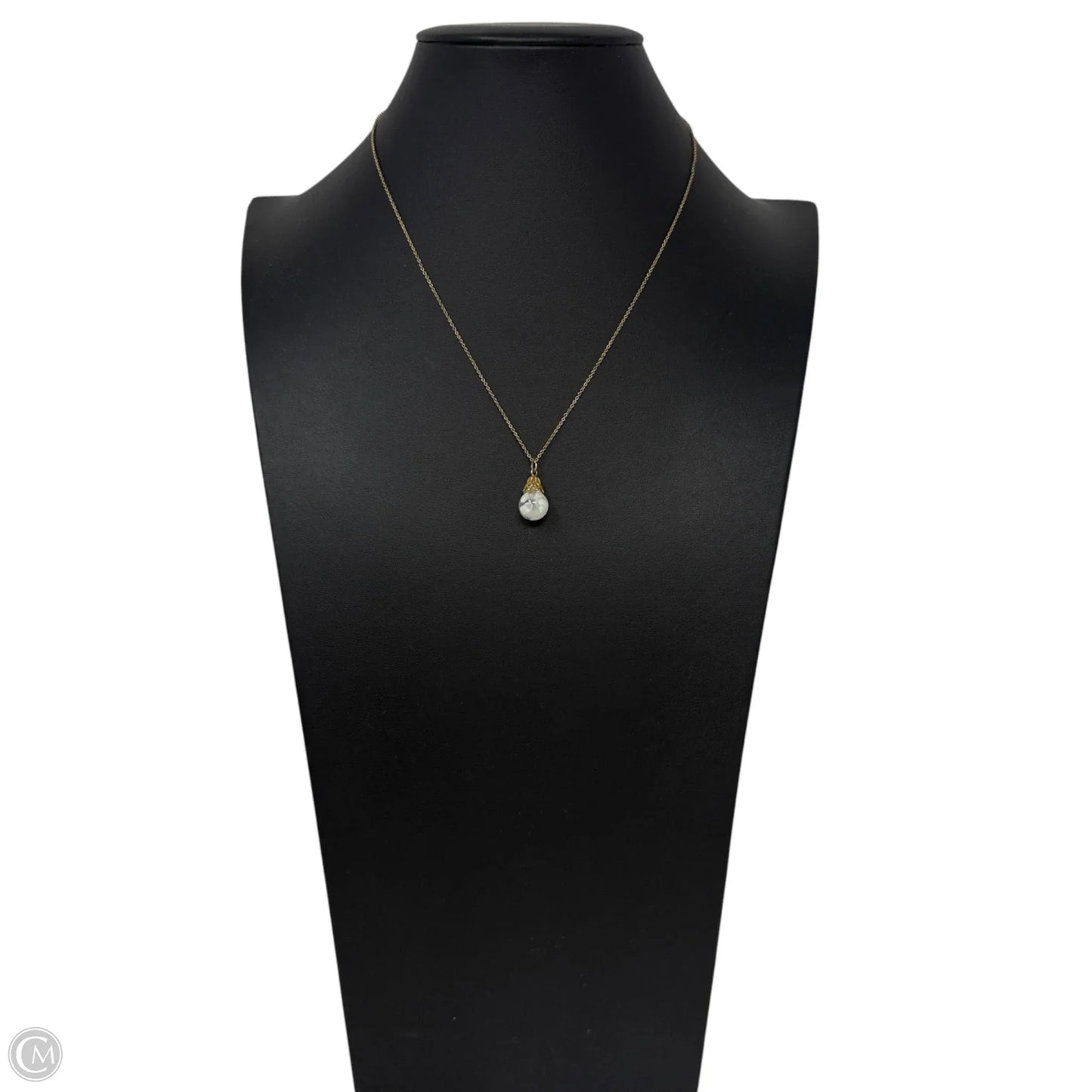 1/20 14K GF Floating Opalescent Bubble Pendant Necklace By  M.S.CO.