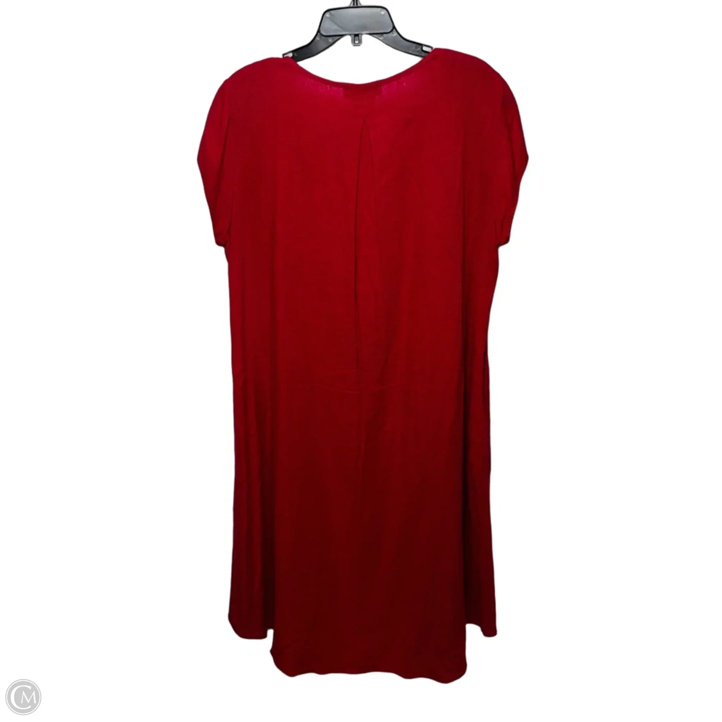 Linen Blend Dress Casual Maxi By Karen Kane In Red, Size: Xl