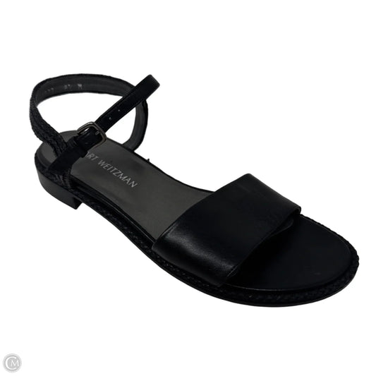 Sandals Designer By Stuart Weitzman In Black, Size: 8.5