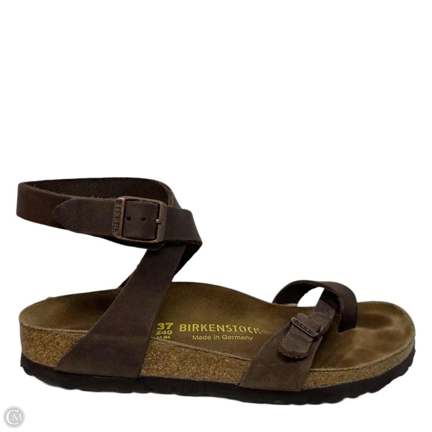 Yara Oiled Leather Sandals By Birkenstock In Habana, Size: 6 (EU 37)