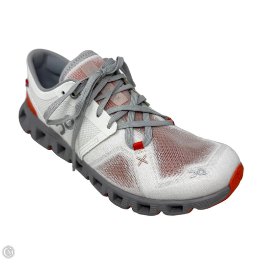 CloudX Shoes Athletic By On In Orange & White, Size: 7.5