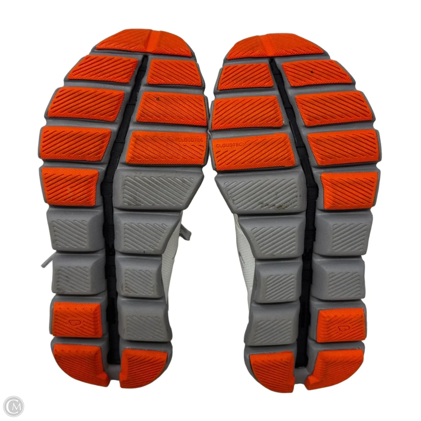 CloudX Shoes Athletic By On In Orange & White, Size: 7.5