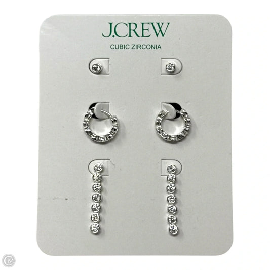 Round CZ Earring Set By J. Crew
