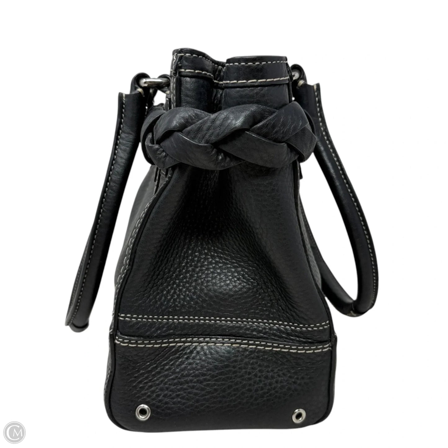 Hamptons Pebbled Leather Carryall Designer By Coach, Size: Medium