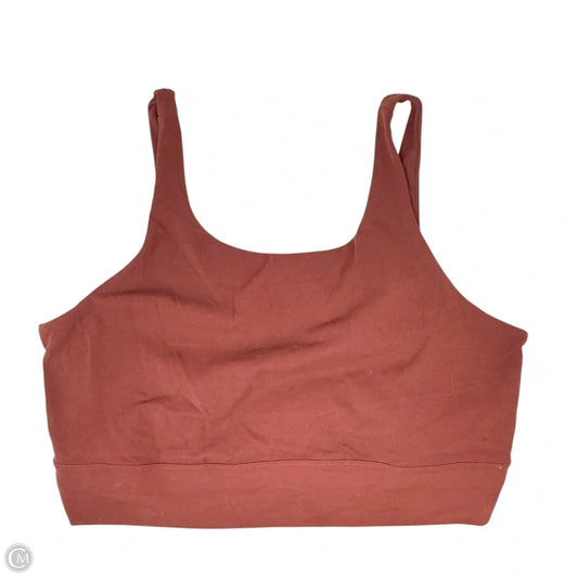 Athletic Bra By Nike Apparel In Brown, Size: Xl