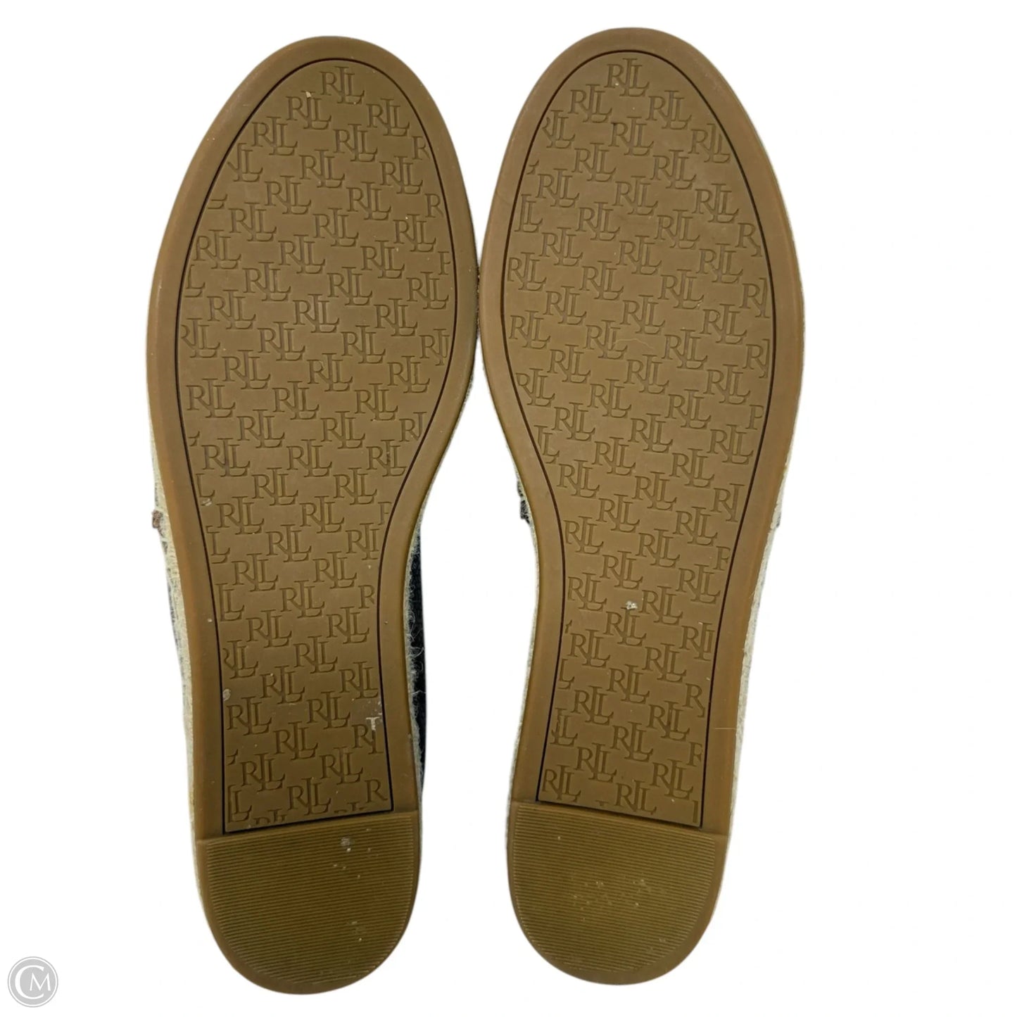 Cameryn Leather Espadrilles By Lauren By Ralph Lauren In Tan, Size: 8