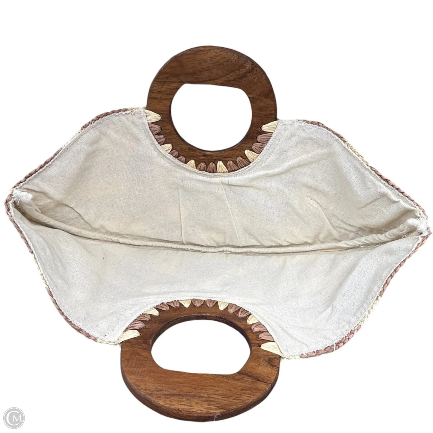 Woven Fan Clutch, Size: Small