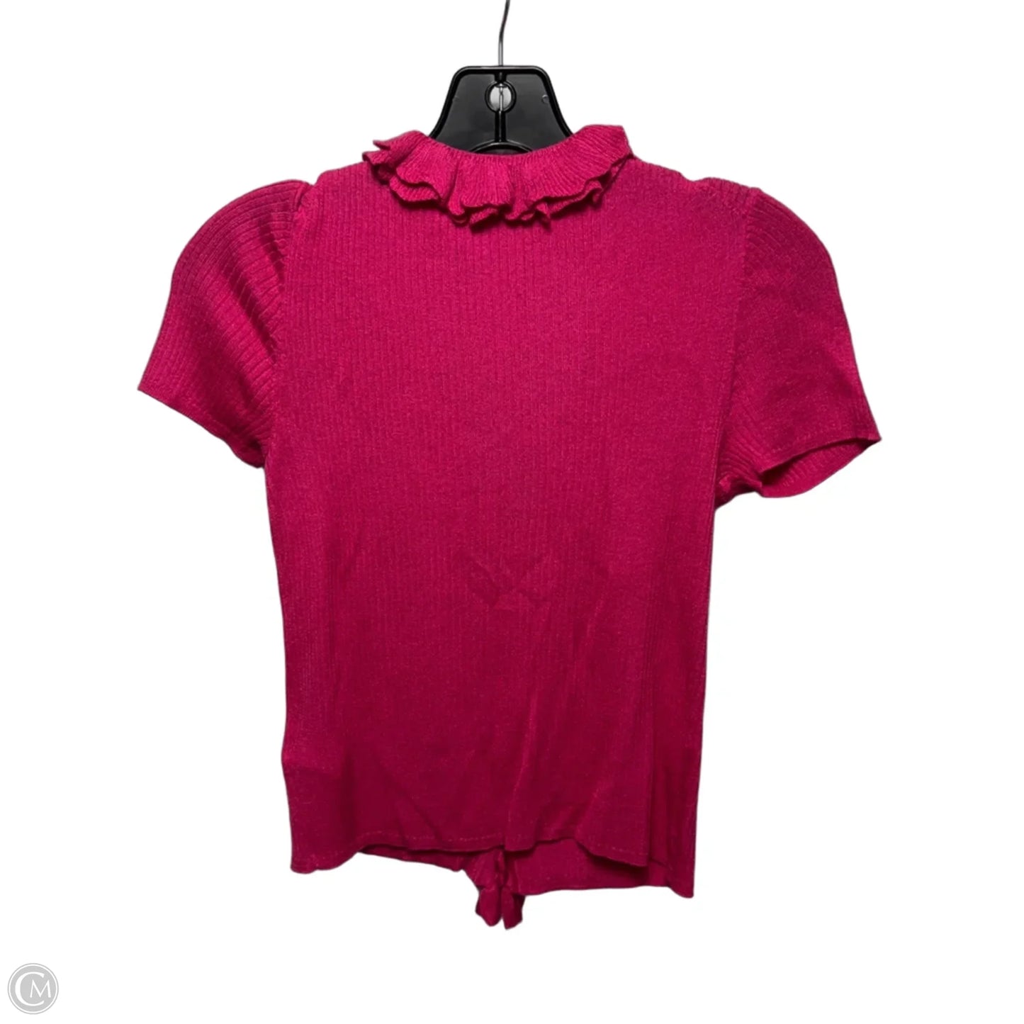 Silk-Cashmere Top Short Sleeve By J. Crew In Pink, Size: Xs