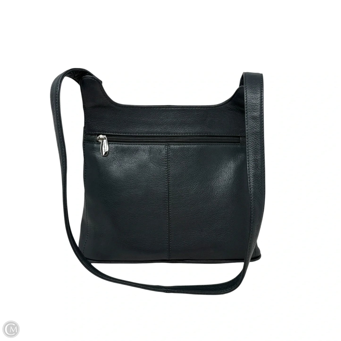 Leather Shoulder Bag By Rolfs, Size: Medium