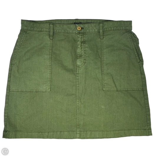 Skirt Mini & Short By J. Crew In Green, Size: 16