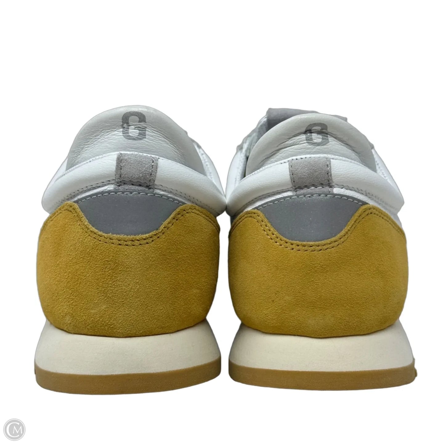 Misty Running Shoes By Greats Brooklyn In White & Yellow, Size: 10
