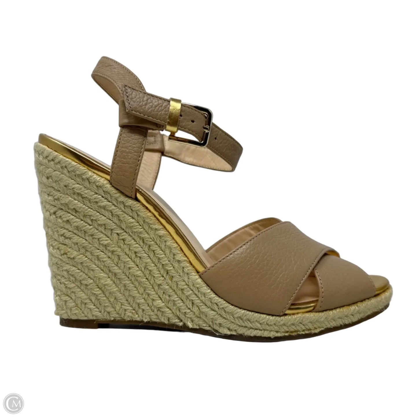 Hart Wedge Espadrille Sandals By Cole-Haan In Tan, Size: 8.5