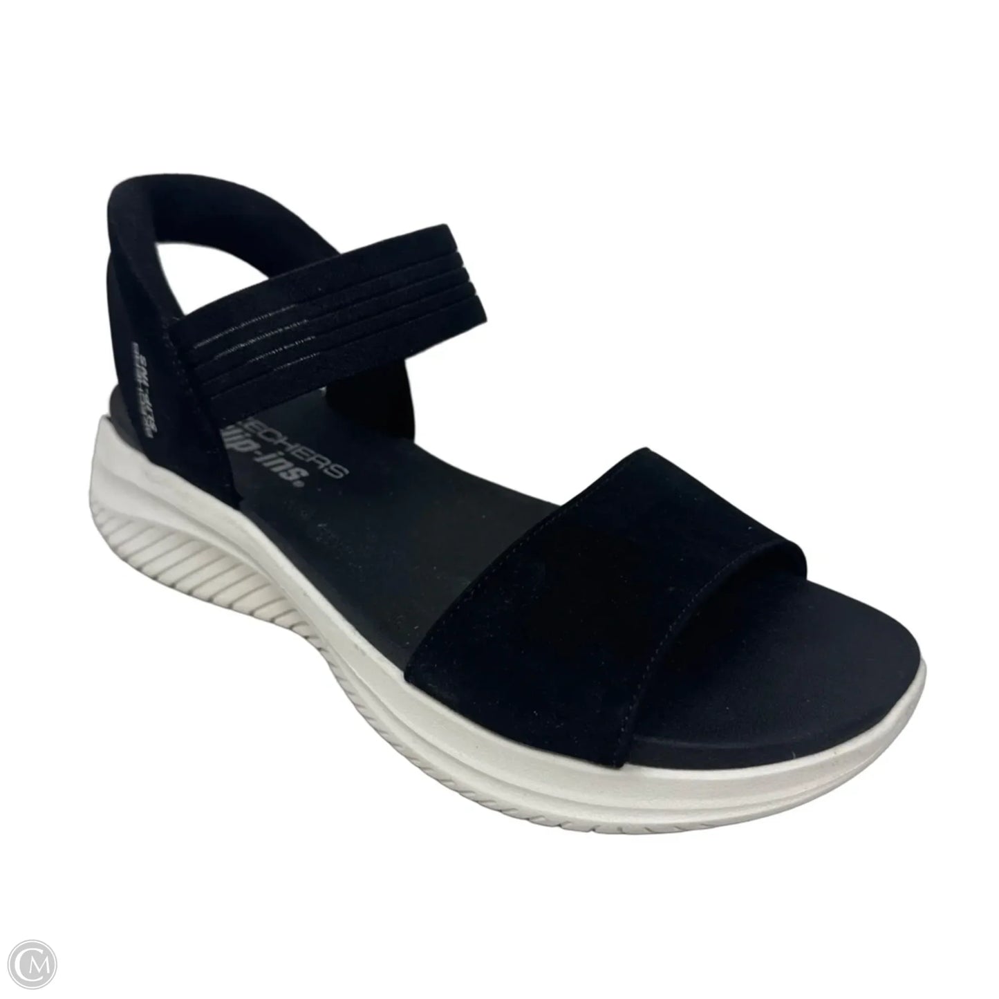 Sandals Flats By Skechers In Black, Size: 8