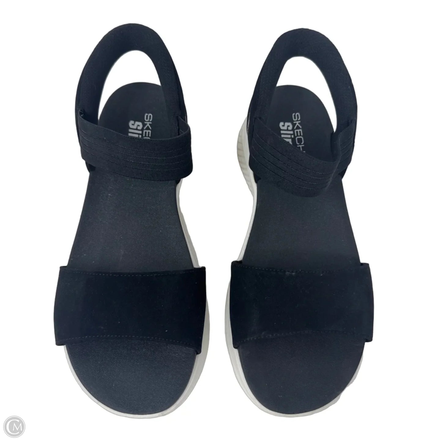 Sandals Flats By Skechers In Black, Size: 8