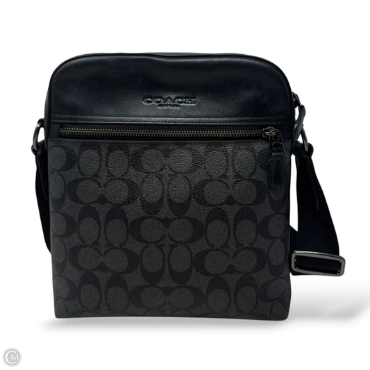 Houston Flight Bag Crossbody Designer By Coach, Size: Medium