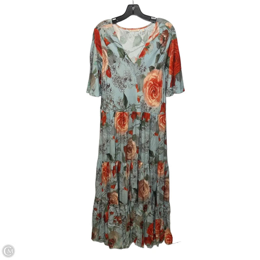 Dress Casual Maxi By Soft Surroundings In Floral Print, Size: L