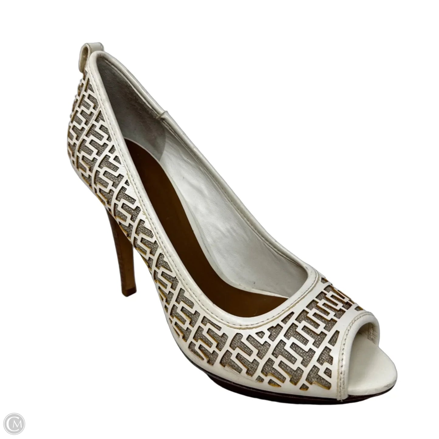 Regan Pumps Shoes Designer By Tory Burch In Cream, Size: 11