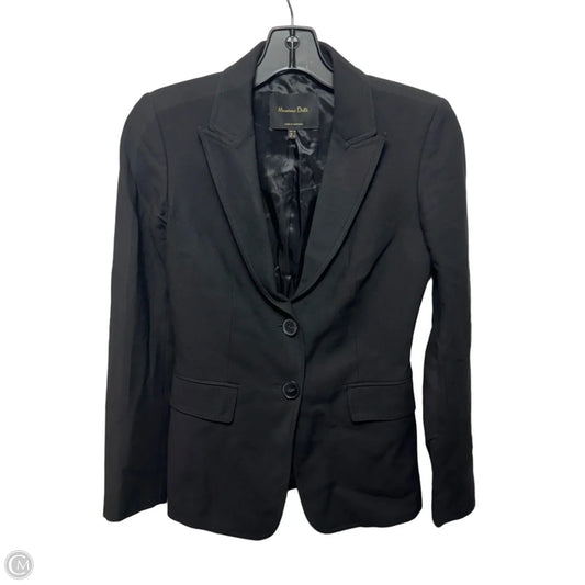 Blazer By Massimo Dutti In Black, Size: 2