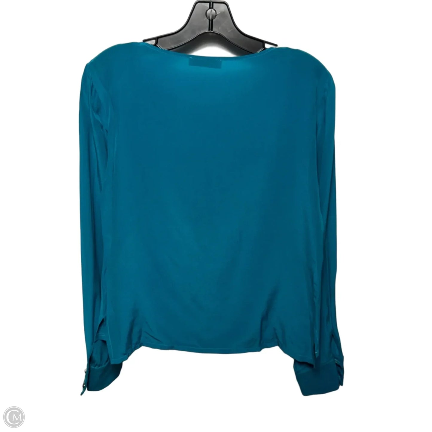 Silk Top Long Sleeve By Roberto Collina In Blue, Size: S