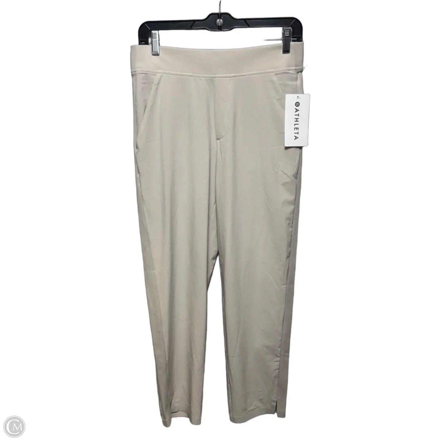 Brooklyn Ankle Athletic Pants By Athleta In Cream, Size: 4