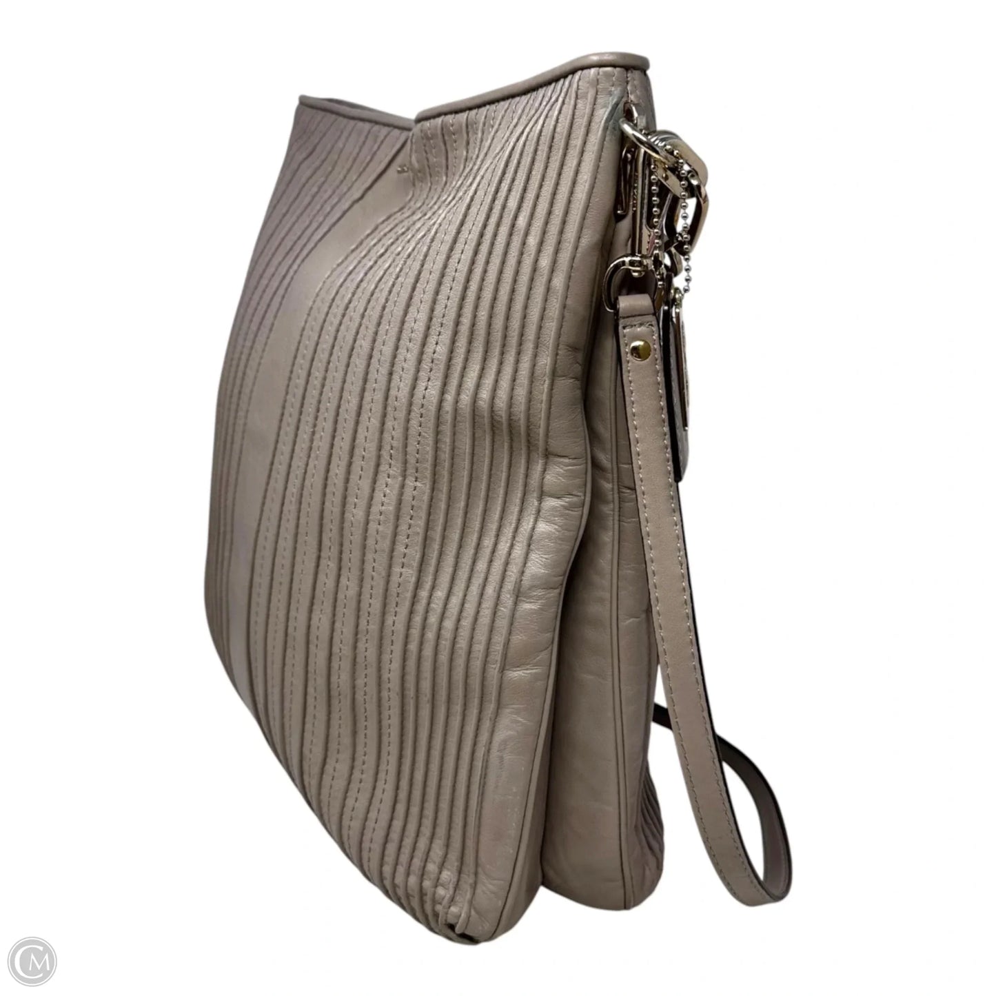 Madison Pintuck Hobo Handbag Designer By Coach, Size: Medium