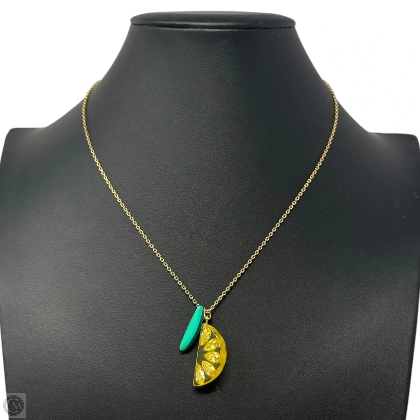 Tutti Fruity Lemon Slice Pendant Necklace Designer By Kate Spade