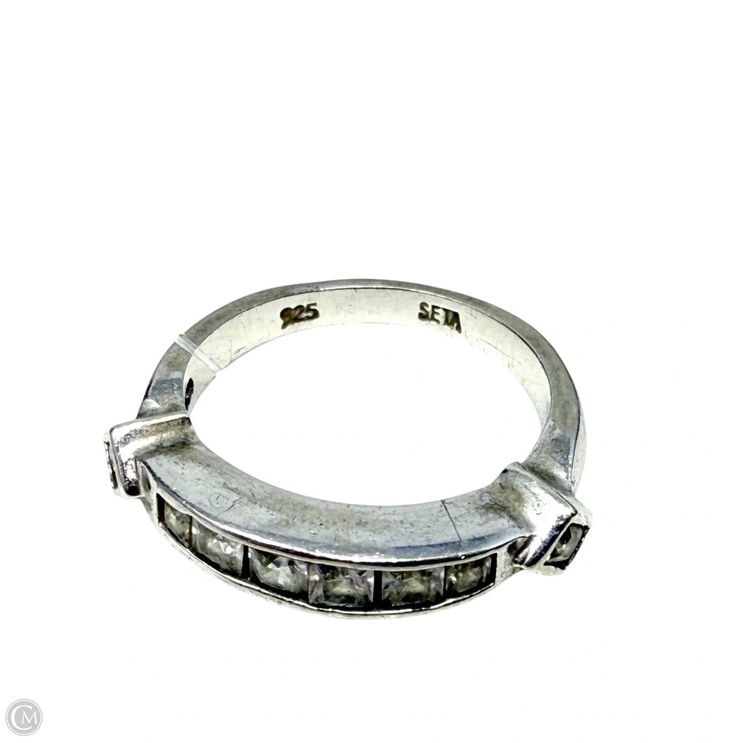 Sterling Silver & Channel Set CZ Ring By Seta, Size: 5