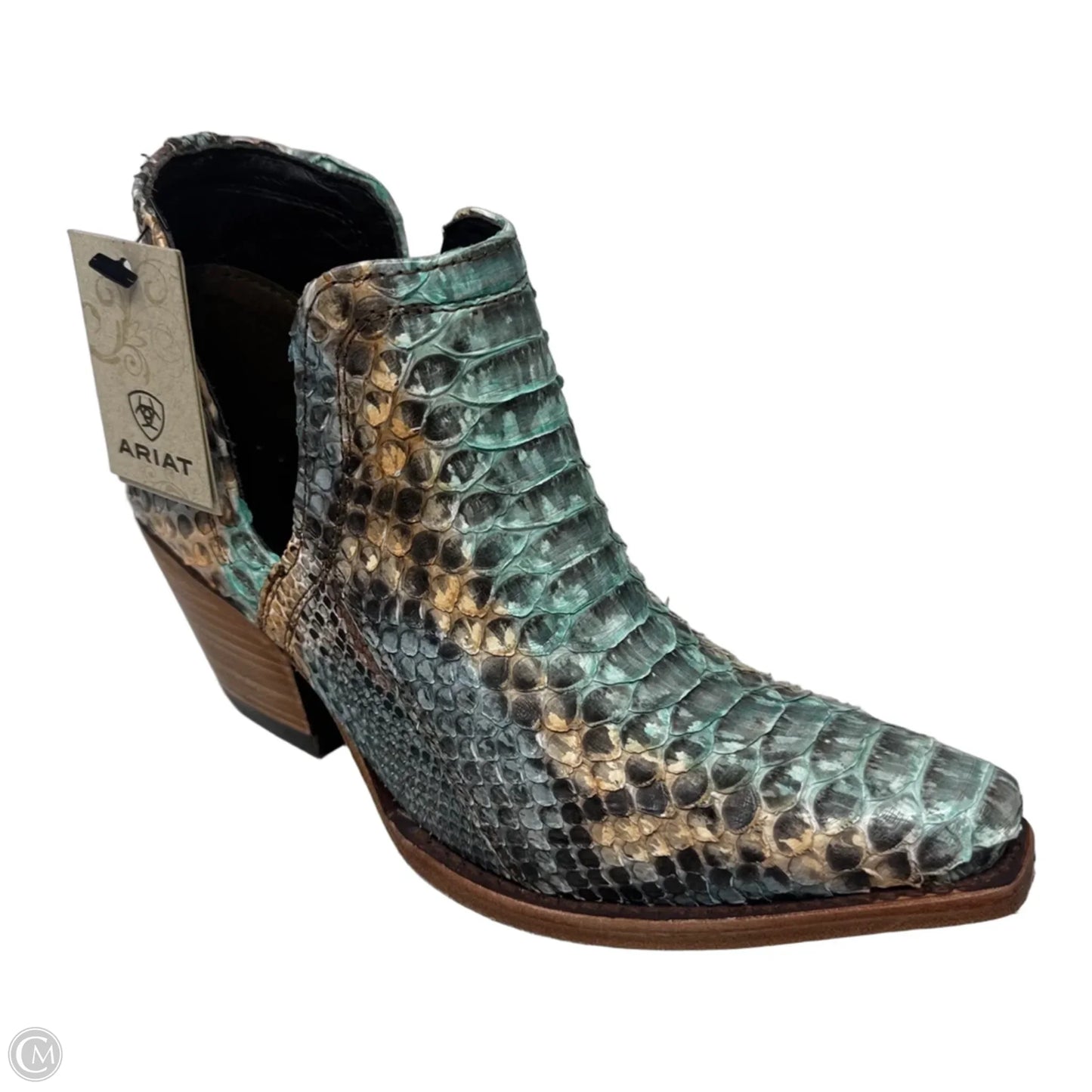 Dixon Python Boots Western By Ariat In Snakeskin Print, Size: 7.5
