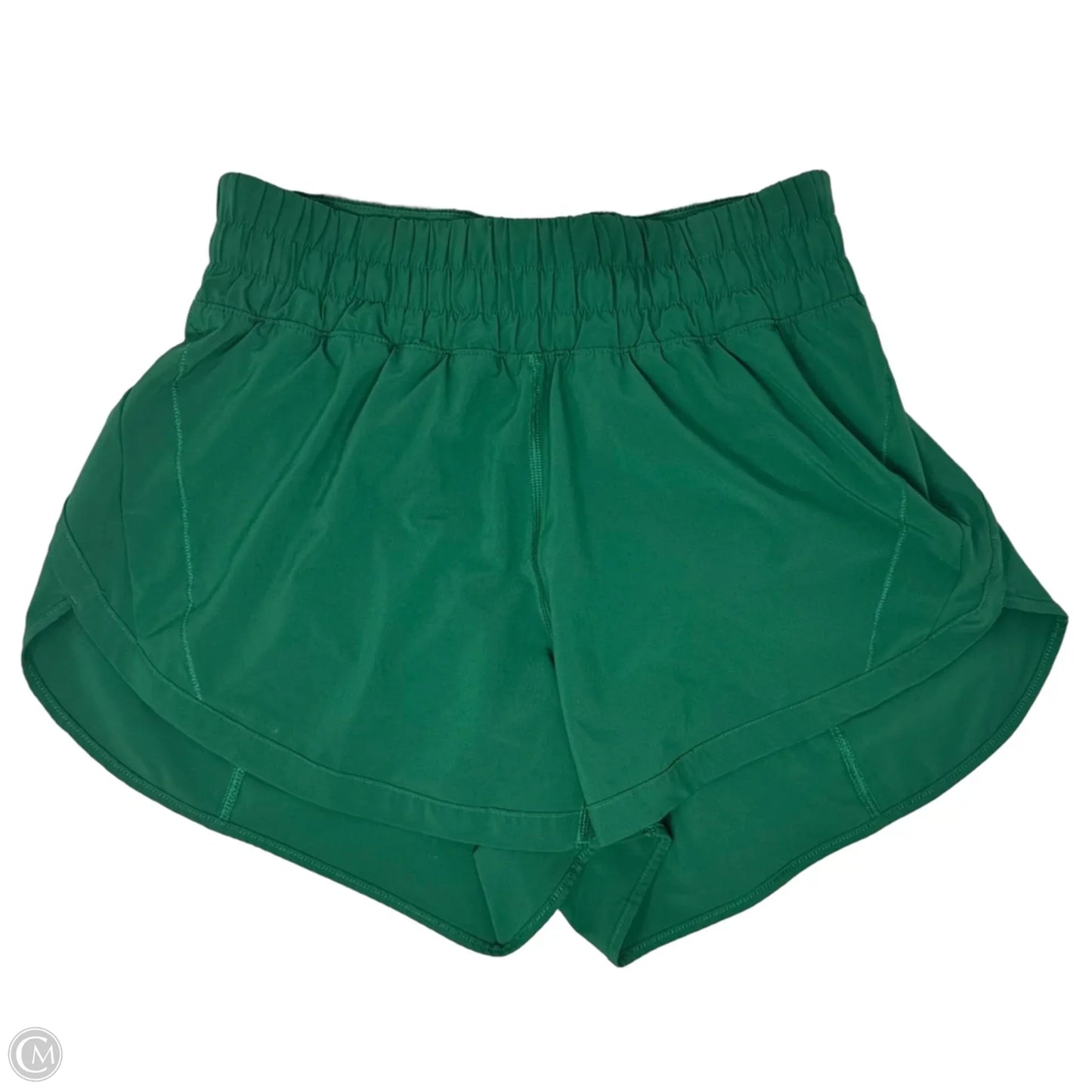 Athletic Shorts By Lululemon In Green, Size: 6