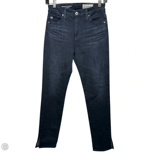 The High Rise Stevie Ankle Jeans By Adriano Goldschmied X Anthropologie In Blue Denim, Size: 0/25