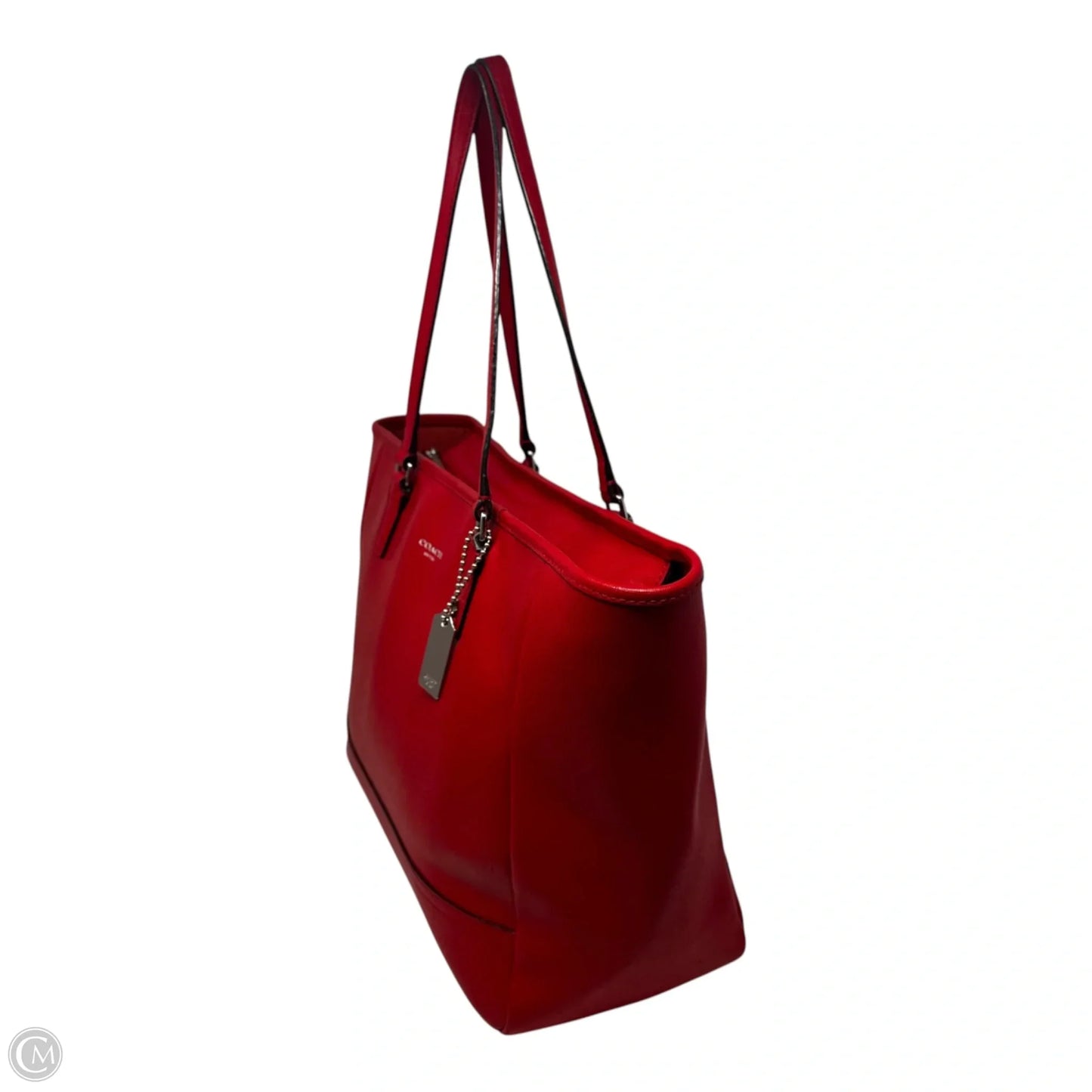 AS IS Saffiano Tote Designer By Coach, Size: Medium