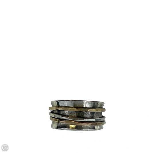 Mixed Metals Spinner Ring, Size: 8.5