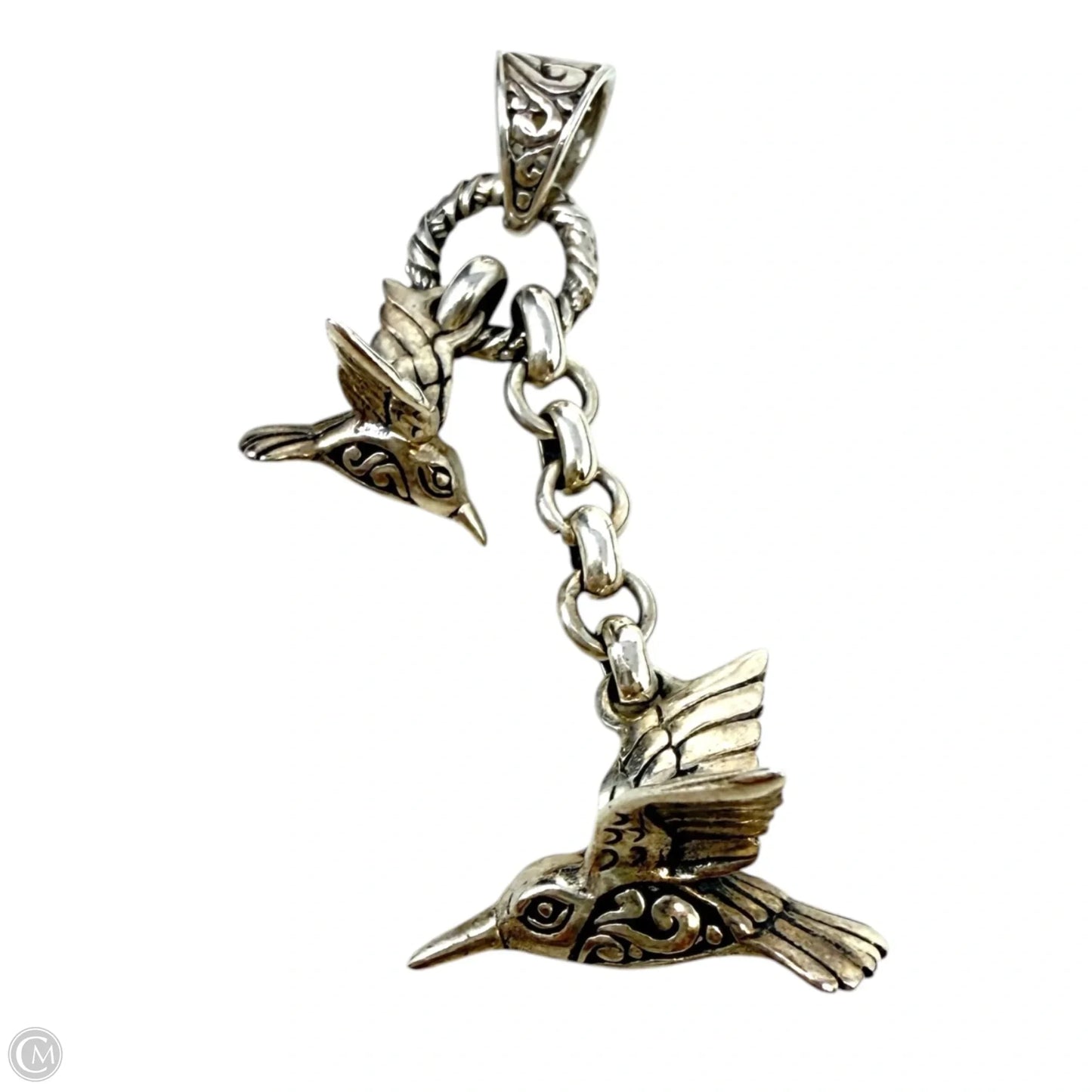 Sterling Silver Hummingbird Pendant By Annika Witt