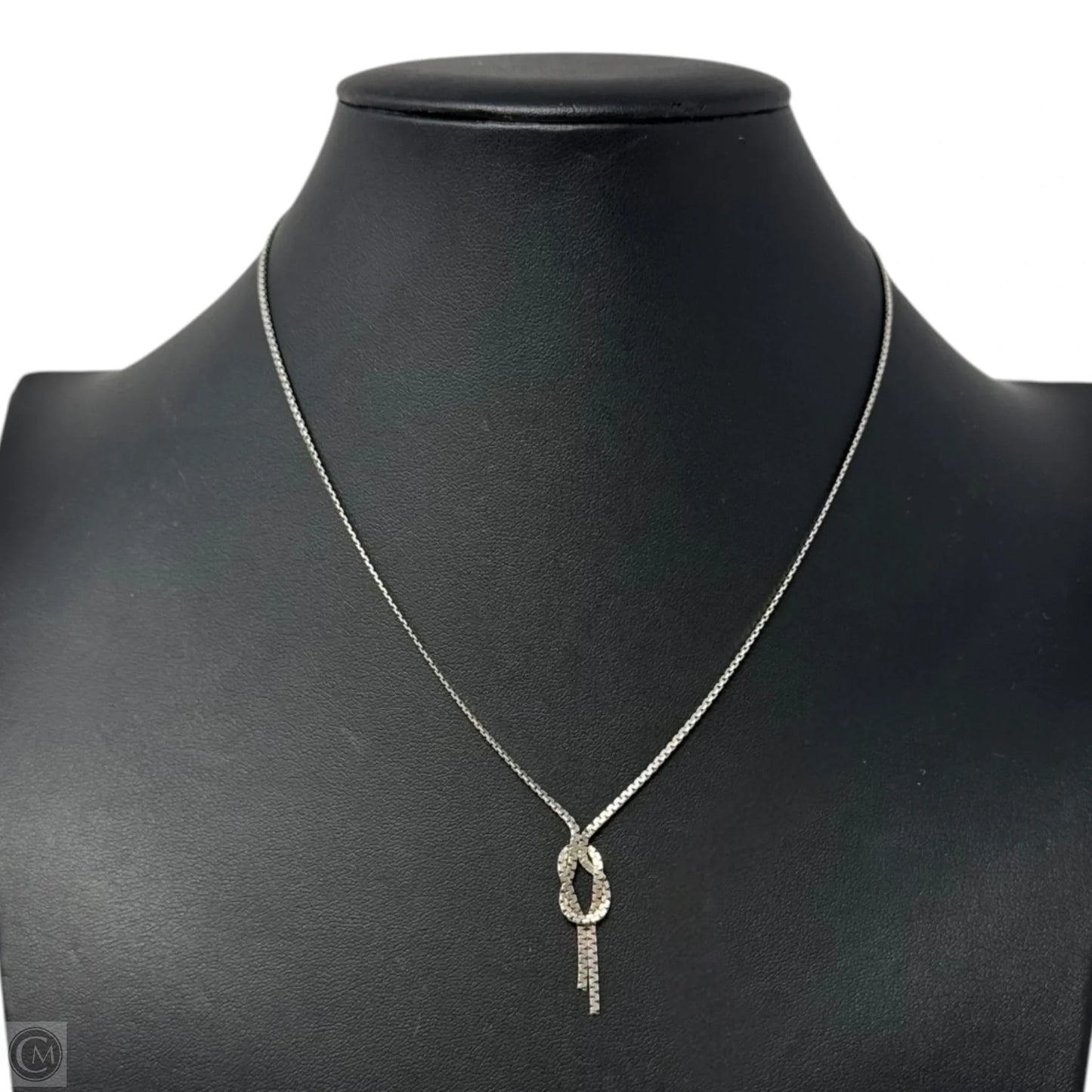 Knot Chain Necklace Sterling Silver