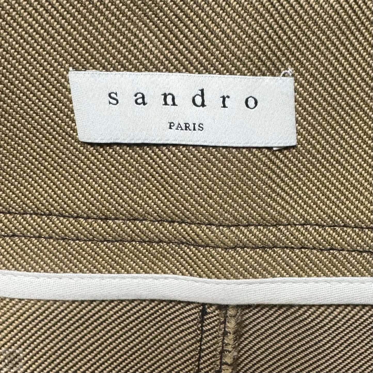 Skirt Designer By Sandro In Brown & Tan, Size: 4