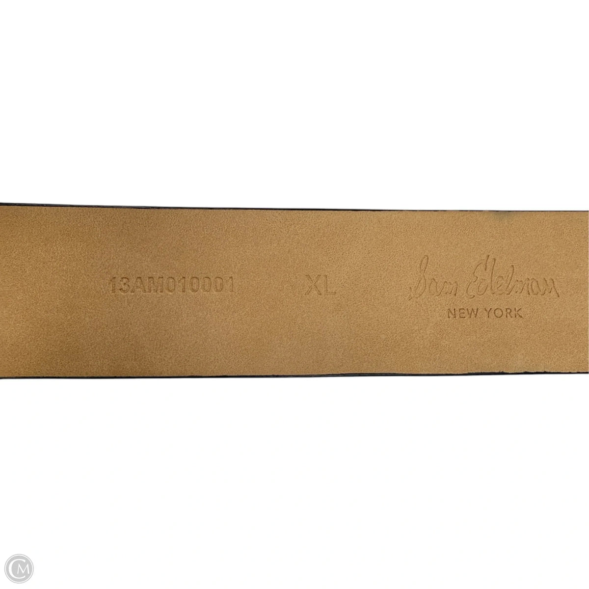 Logo Leather Belt By Sam Edelman, Size: Xlarge