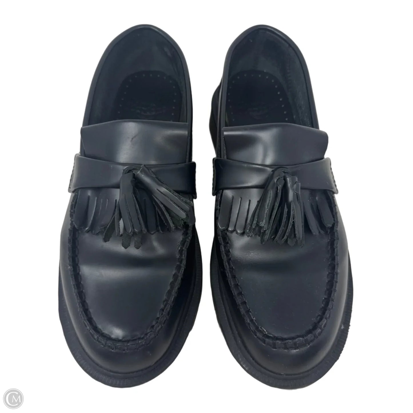Adrian Tassel Loafer Shoes Flats By Dr Martens In Black, Size: 7