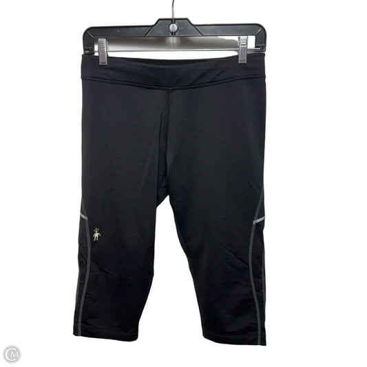 Athletic Leggings Capris Merino Blend By Smartwool In Black, Size: M