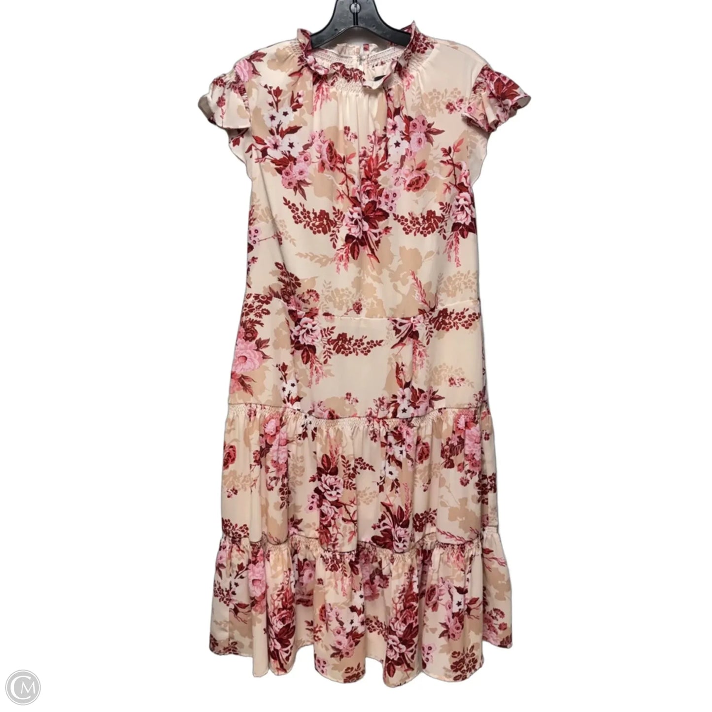 Dress Casual Midi By Alex Marie In Floral Print, Size: 14