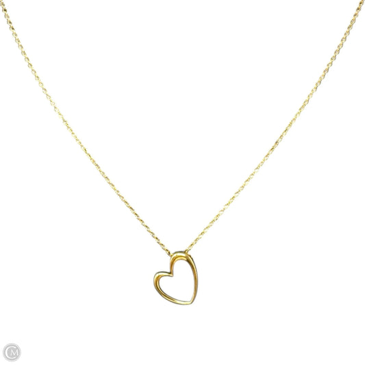 Bronze Open Heart Pendant Necklace By Dyadema Italy