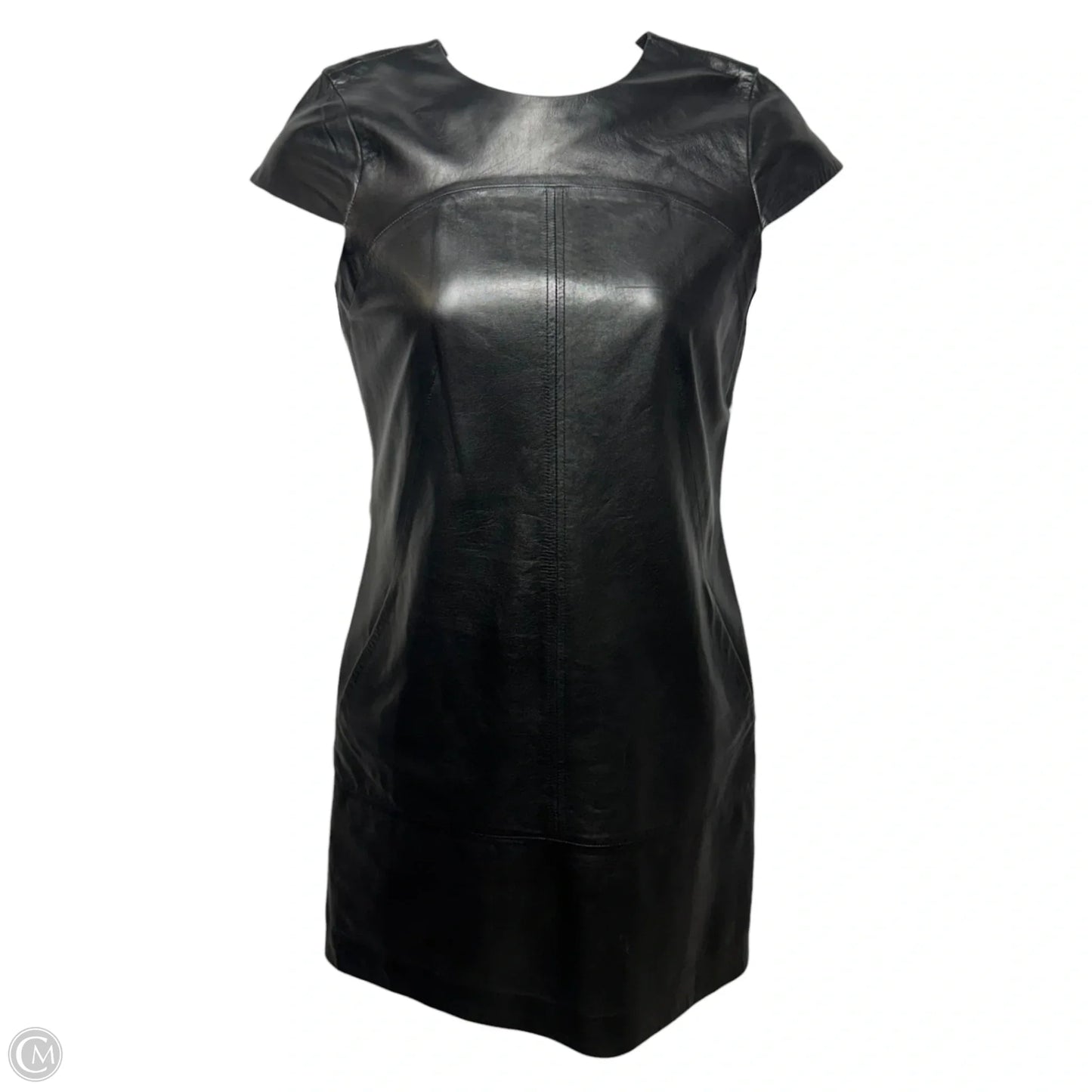 Leather Dress Casual Short By Vince In Black, Size: 8