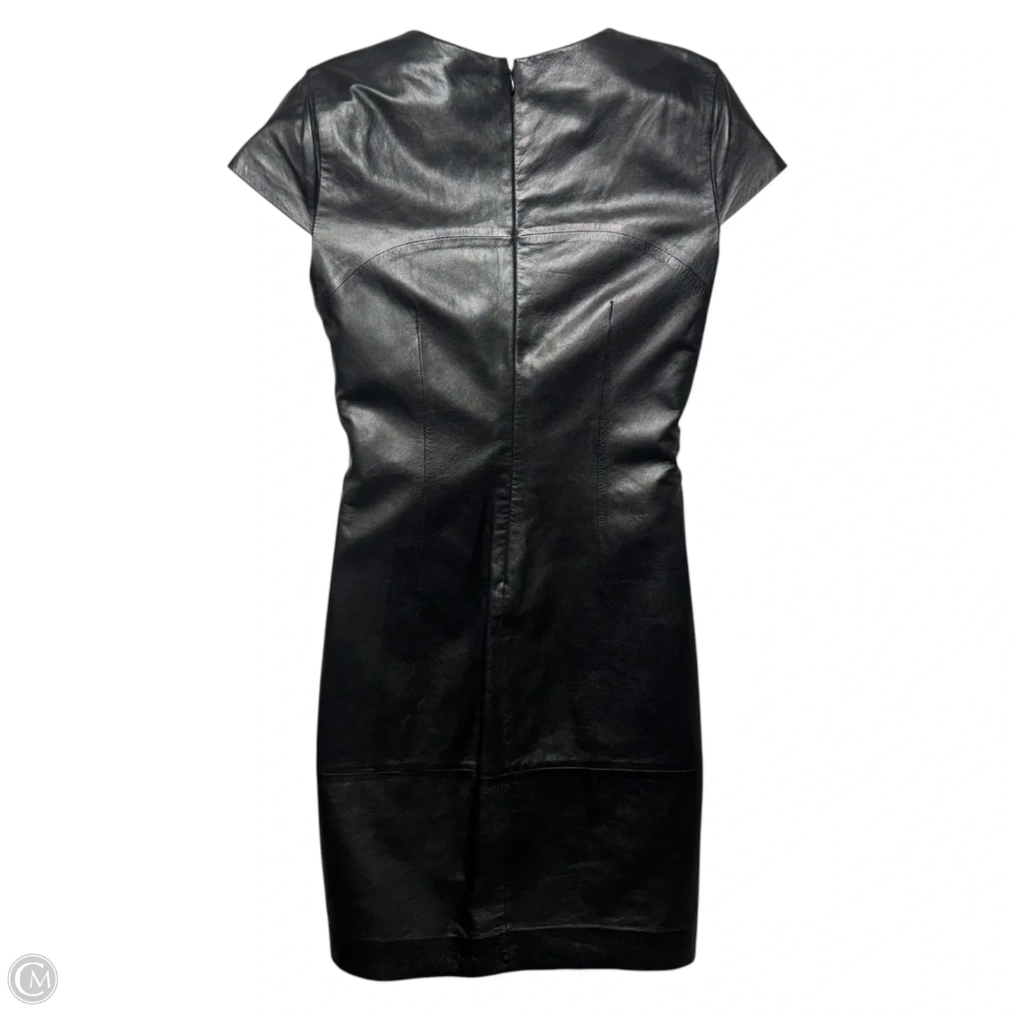 Leather Dress Casual Short By Vince In Black, Size: 8