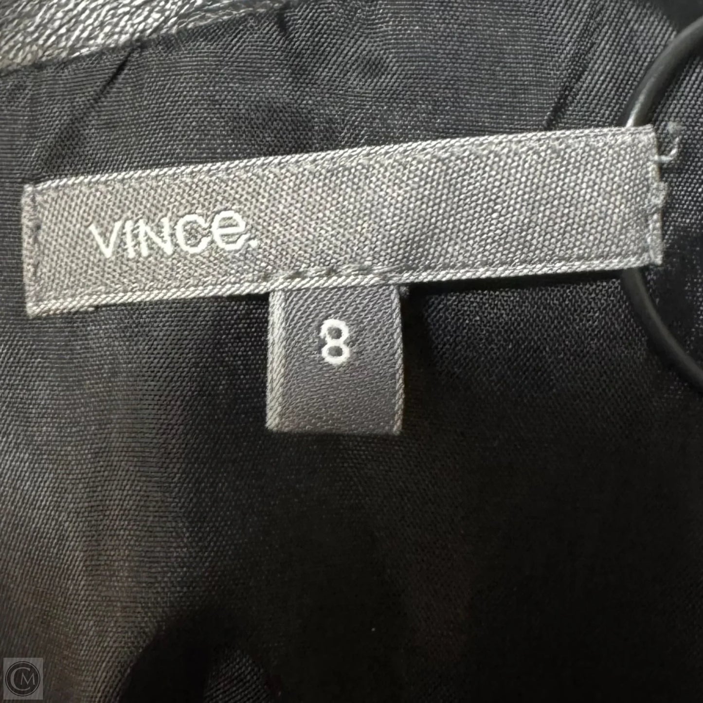 Leather Dress Casual Short By Vince In Black, Size: 8
