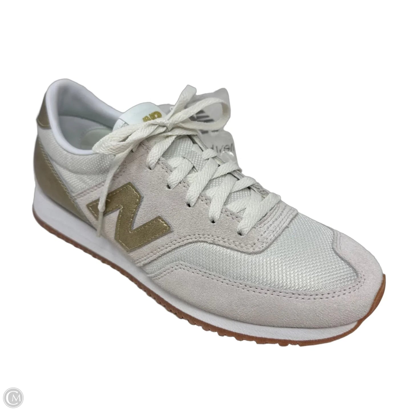 Shoes Athletic By New Balance In Gold & White, Size: 9.5