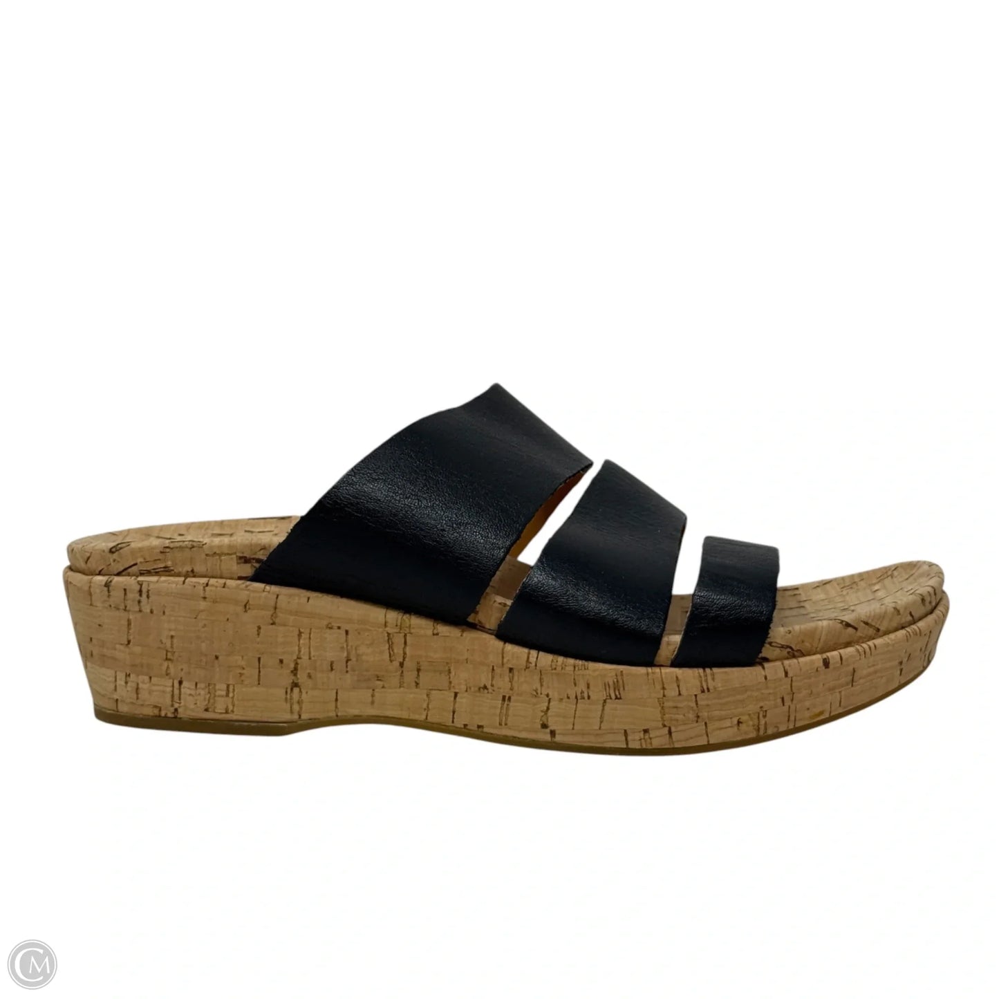 Menzie Wedge Sandals By Kork Ease In Black, Size: 6