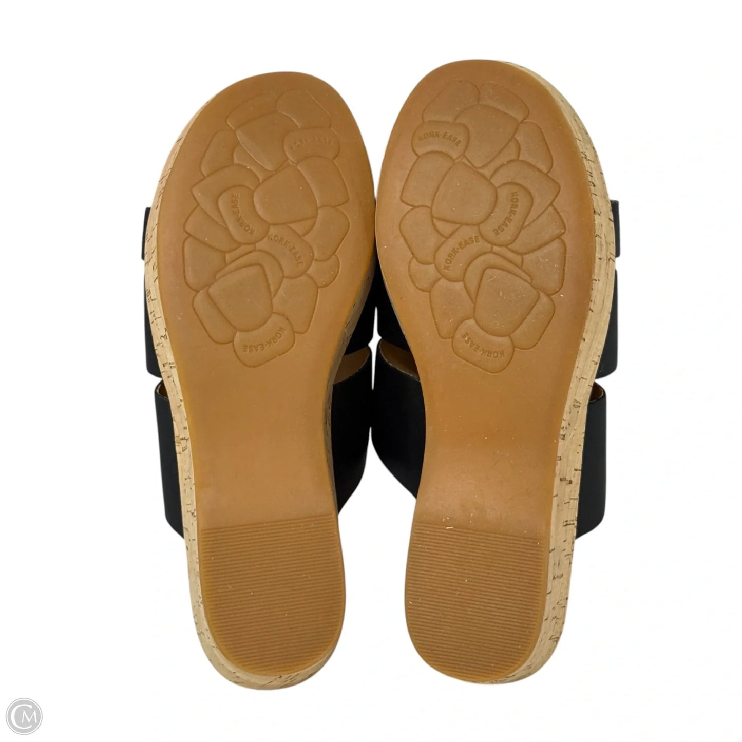 Menzie Wedge Sandals By Kork Ease In Black, Size: 6