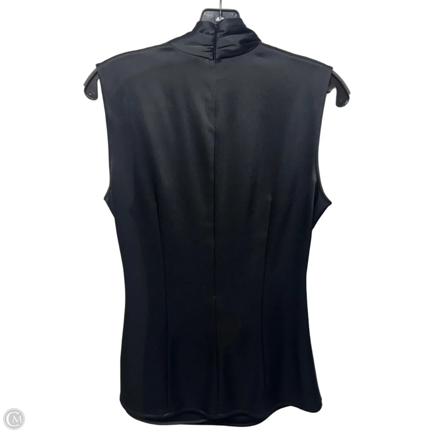 Cowl Wrap Top Sleeveless By St. John In Black, Size: 8