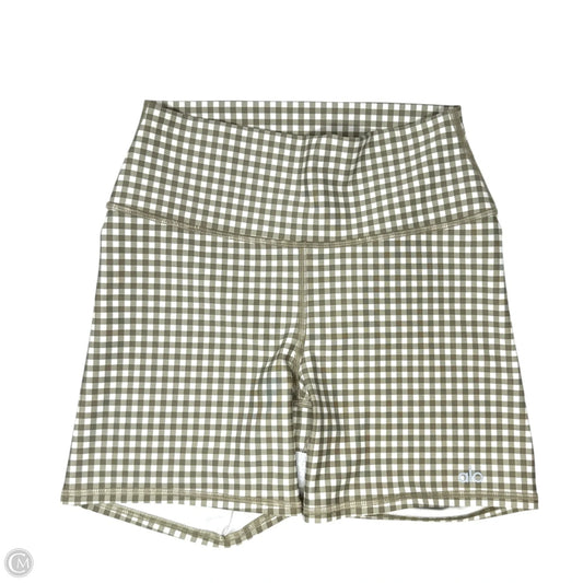 Athletic Shorts By Alo In Checkered Pattern, Size: M